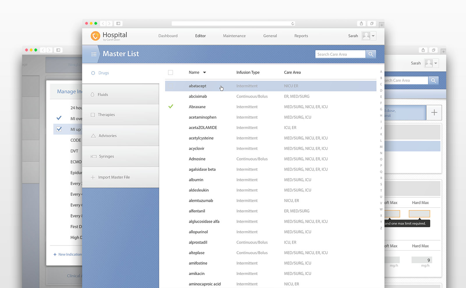 Medical Administration Dashboard