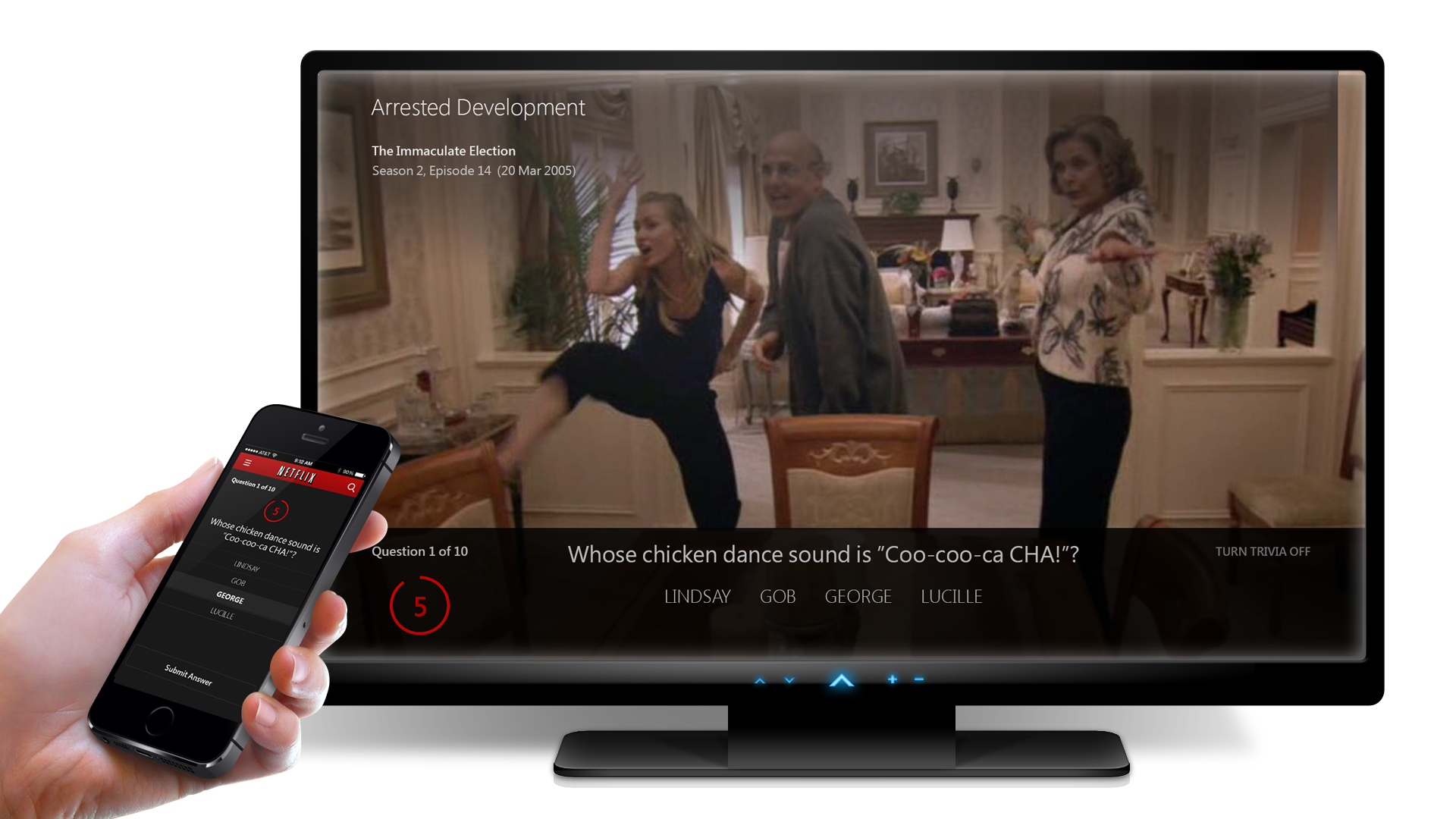 Netflix Trivia Concept UI